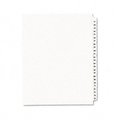 The Workstation Style Legal Side Tab Divider- Title: 51-75- Letter- White- 1 Set TH38969